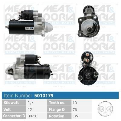MEAT & DORIA 5010179 Starter motor 1 008 835