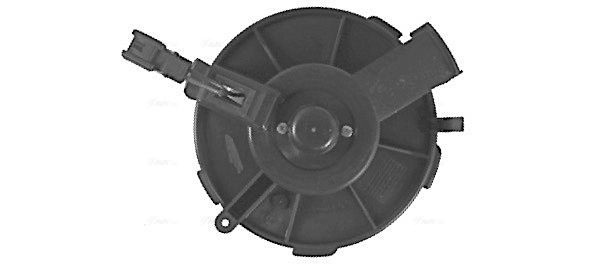 AVA COOLING SYSTEMS PE8425 Heater blower motor 12V, without integrated regulator
