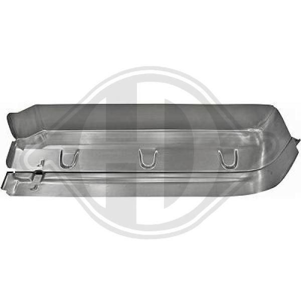 9149038 DIEDERICHS Rocker panel IVECO Repair Panel, Right Front