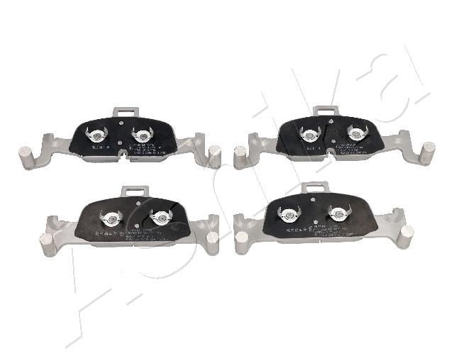 ASHIKA 50-00-0918 Brake pad set Front Axle, prepared for wear indicator, with piston clip, with accessories