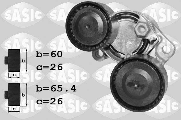 SASIC 1626177 Fan belt tensioner BMW F11 525 d xDrive 211 hp Diesel 2014 price