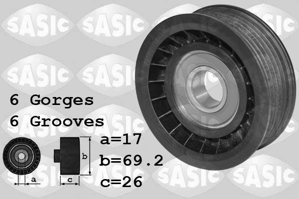 SASIC 1626204 Tensioner pulley A 276 202 0119