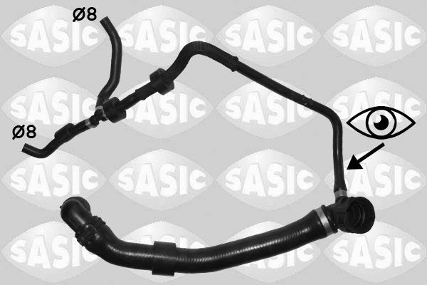 Audi A3 Radiator hose 15843318 SASIC 3406459 online buy