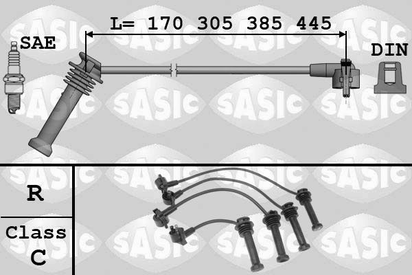 SASIC 9286054 Ignition Cable Kit