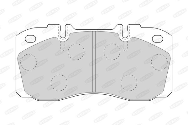 BERAL BCV29122T Brake pad set prepared for wear indicator