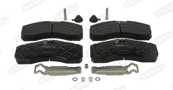BERAL BCV29253TK Brake pad set prepared for wear indicator, with accessories