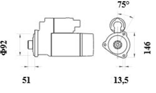 MAHLE ORIGINAL Starter motors MS 940