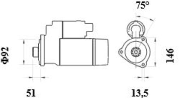 MAHLE ORIGINAL Starter motors MS 941