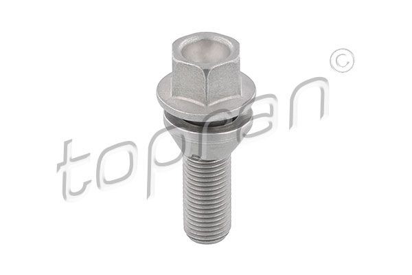 TOPRAN 601 112 Wheel Bolt M 14, Conical Seat F, 29 mm, 10.9, SW19, Zink-nickel coated, Male Hex
