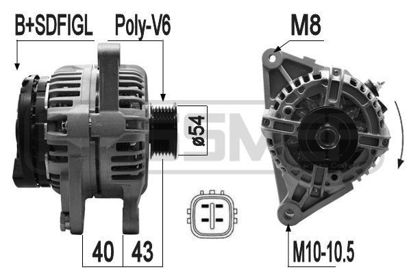 MESSMER 210569A Alternator TOYOTA experience and price