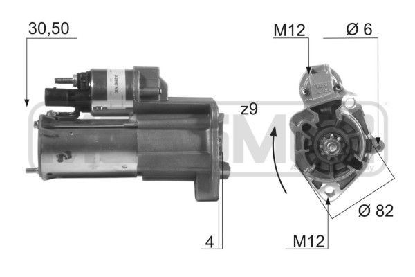 MESSMER 220430A Starter motor 06D 911 023A