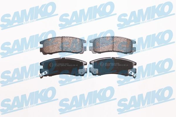 SAMKO 5SP043 Brake pads MITSUBISHI SIGMA 1992 in original quality