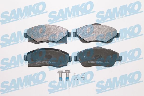 SAMKO 5SP1004 Brake pad set with bolts/screws