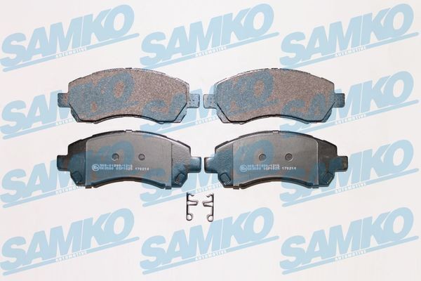 23780 SAMKO Height: 54mm, Width: 138mm, Thickness: 17mm Brake pads 5SP1025 buy
