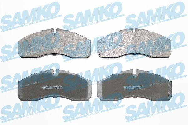 SAMKO 5SP1109 Brake pad set 2995632