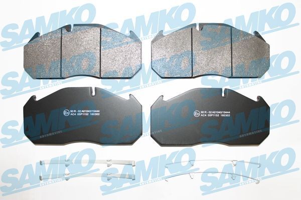 29030 SAMKO 5SP1152 Brake pad set 81.50820-6016