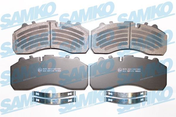 29087 SAMKO 5SP1173 Brake pad set M100669 
