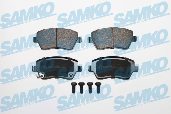 SAMKO 5SP1229 Brake pad set with bolts/screws