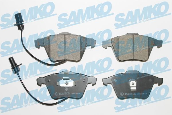 SAMKO 5SP1230 Brake pad set 4B0 698 151 Q