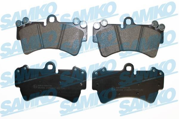 SAMKO 5SP1257 Brake pad set 7L0 698 151E