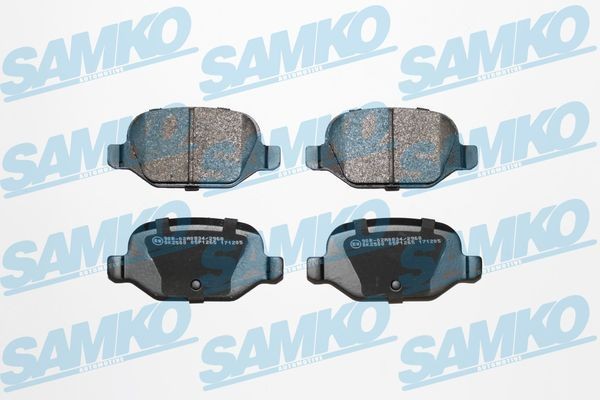 23601 SAMKO 5SP1265 Brake pad set Fiat 500 312 1.3 D Multijet 75 hp Diesel 2017 price