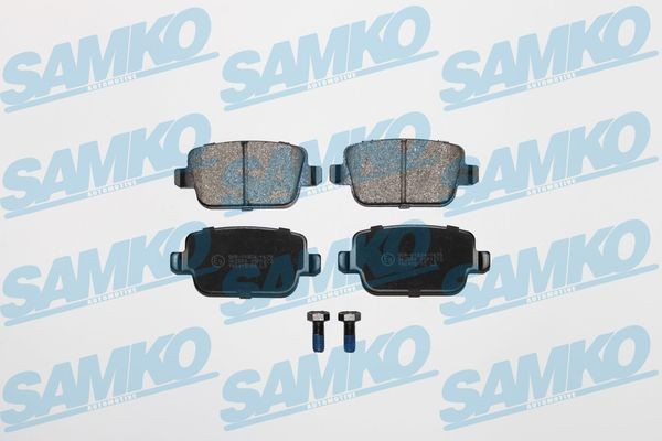 SAMKO 5SP1272 Brake pad set with bolts/screws
