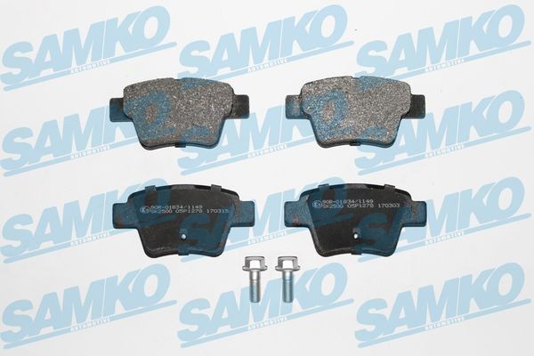 SAMKO 5SP1278 Brake pad set 425399