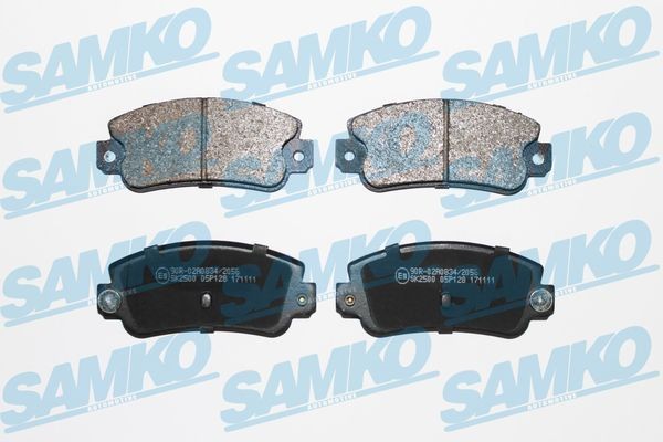 20336 SAMKO 5SP128 Brake pad set 7701203068