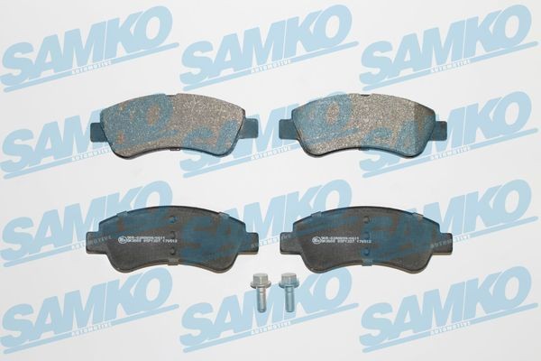 24101 SAMKO with bolts/screws Height: 52mm, Width: 137mm, Thickness: 18,8mm Brake pads 5SP1327 buy