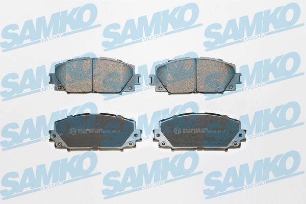 24347 SAMKO Height: 49,5mm, Width: 122,7mm, Thickness: 18,1mm Brake pads 5SP1333 buy