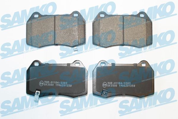 SAMKO 5SP1358 Brake pad set D10F0CD00C