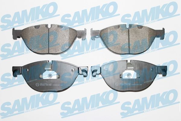 25045 SAMKO Height: 79,3mm, Width 1: 192,8mm, Width 2 [mm]: 191,9mm, Thickness 1: 19mm, Thickness 2: 20mm Brake pads 5SP1582 buy