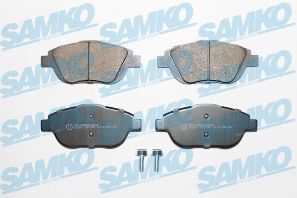 SAMKO 5SP1590 Brake pad set 16 11 140 580
