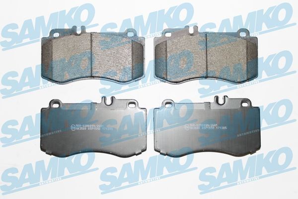 SAMKO 5SP1592 Brake pad set W212 E 500 5.5 4-matic 388 hp Petrol 2010 price
