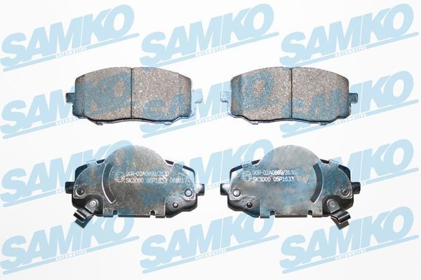 24910 SAMKO Height: 48,8mm, Width: 116,1mm, Thickness: 17mm Brake pads 5SP1633 buy