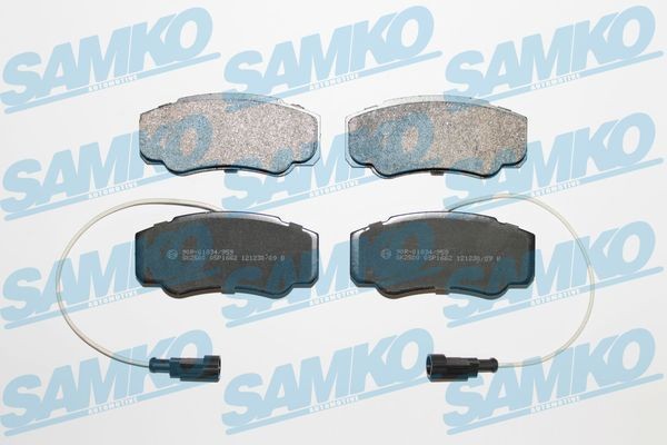 SAMKO 5SP1662 Bremsbeläge für RENAULT TRUCKS Maxity LKW in Original Qualität