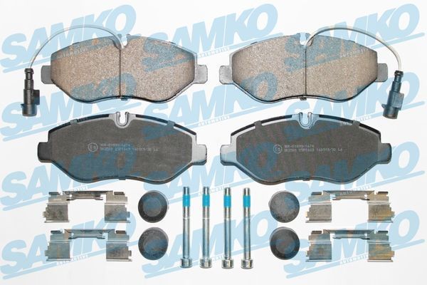 SAMKO 5SP1669 Bremsbeläge für RENAULT TRUCKS Maxity LKW in Original Qualität