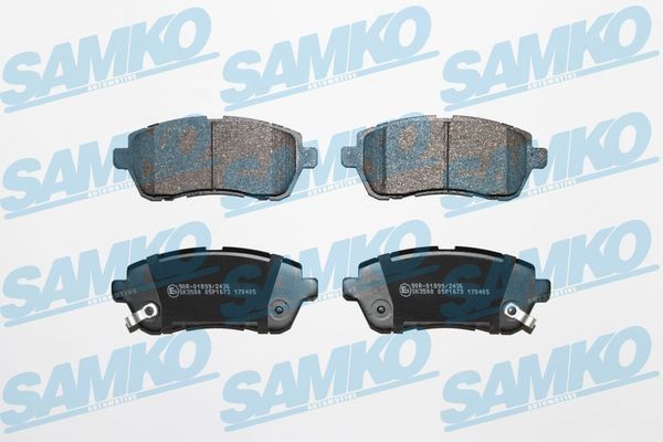 SAMKO 5SP1673 Brake pad set 55810M69P00