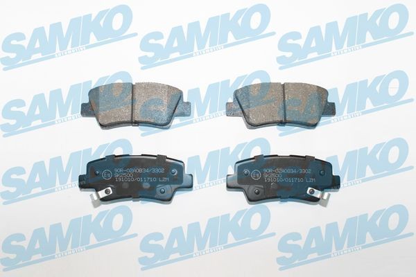 25337 SAMKO 5SP1710 Brake pad set 58302-A5A20