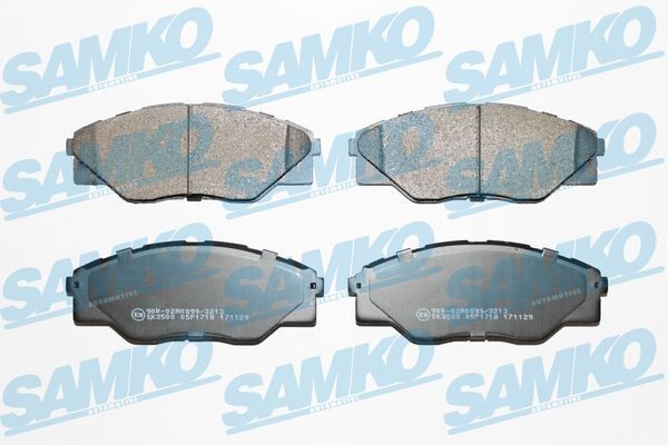 25246 SAMKO Height: 55,1mm, Width: 140mm, Thickness: 15,6mm Brake pads 5SP1718 buy