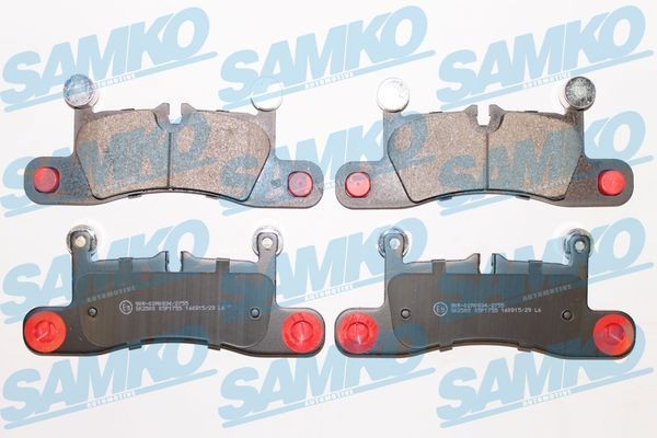 24721 SAMKO Height: 76mm, Width: 187,4mm, Thickness: 17mm Brake pads 5SP1755 buy