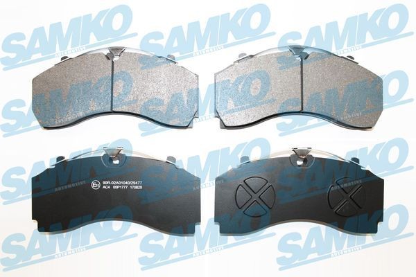 SAMKO 5SP1777 Brake pad set A0064205220