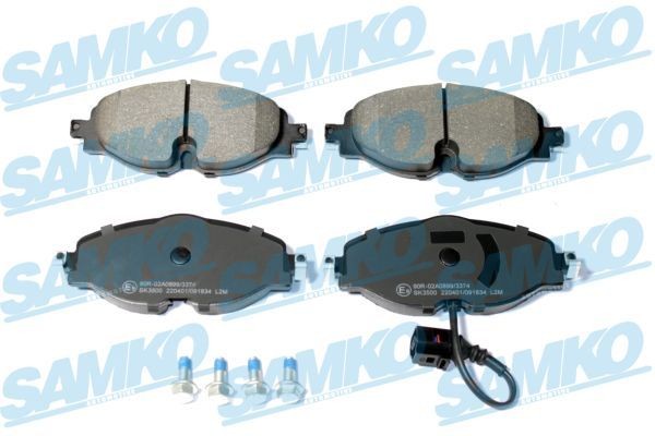SAMKO 5SP1834 Brake pad set 8V0698151S