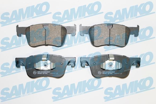 SAMKO 5SP1852 Brake pad set 16 478 530 80