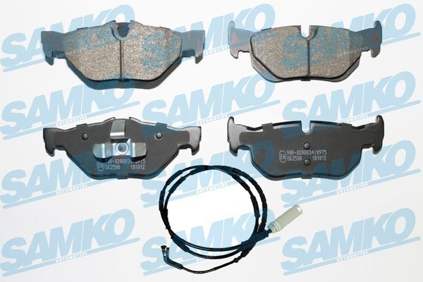 SAMKO 5SP1857 Brake pad set 05.092.90.12.0