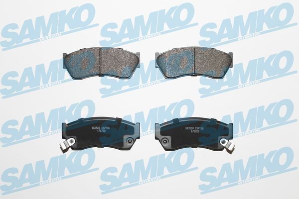 SAMKO 5SP186 Brake pads Civic III