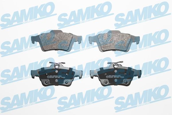 25212 SAMKO 5SP1882 Brake pad set BV612M007BA