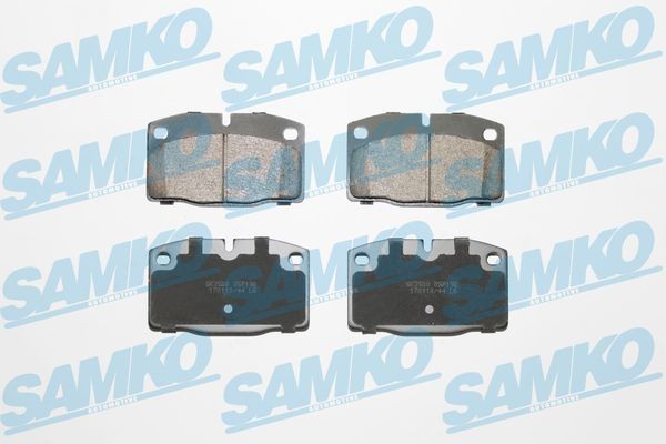 20939 SAMKO 5SP190 Pastillas de freno VAUXHALL Cavalier Mk3 CC (J89) 1.6 i 75 cv Gasolina 1988