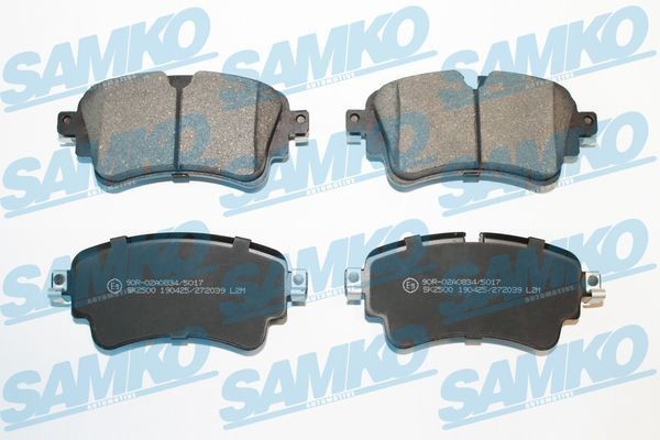 SAMKO 5SP2039 Brake pad set 8W0698451L