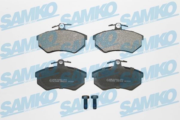 20669 SAMKO with bolts/screws Height: 69,6mm, Width: 119,3mm, Thickness: 19,4mm Brake pads 5SP216 buy